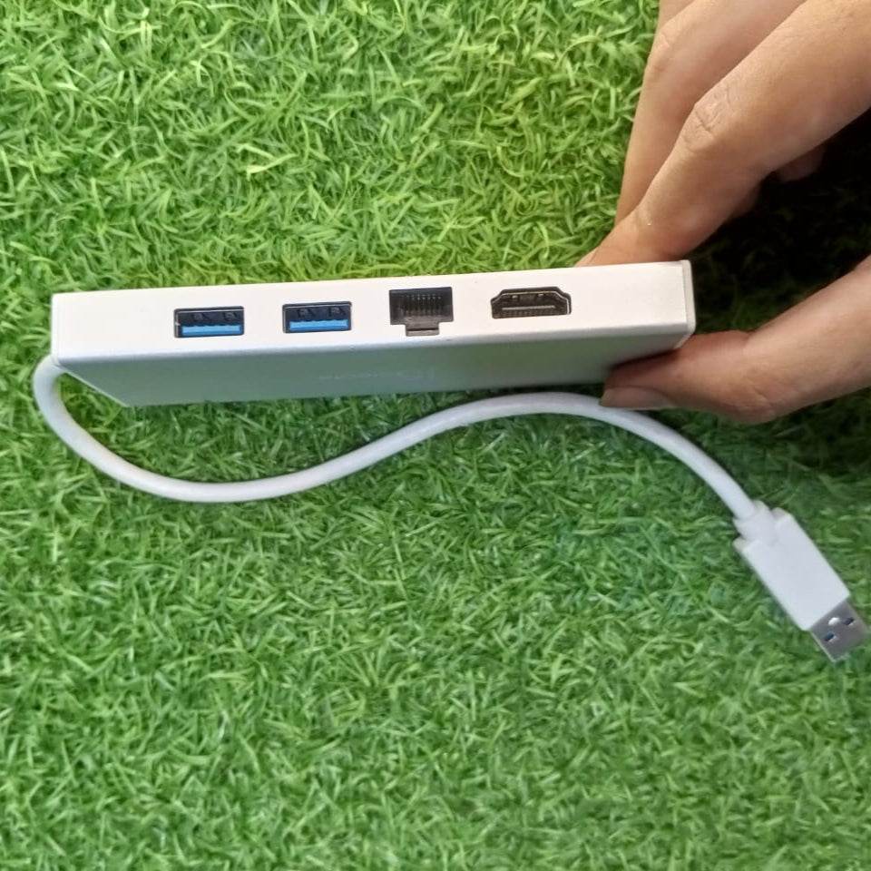 USB to Multi Hub – HDMI + VGA + Ethernet + Dual USB 3.0 - My Store