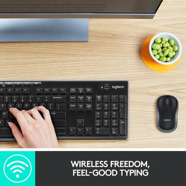 Logitech MK270 Wireless Keyboard and Mouse Combo Genuine - Gadget Galaxy