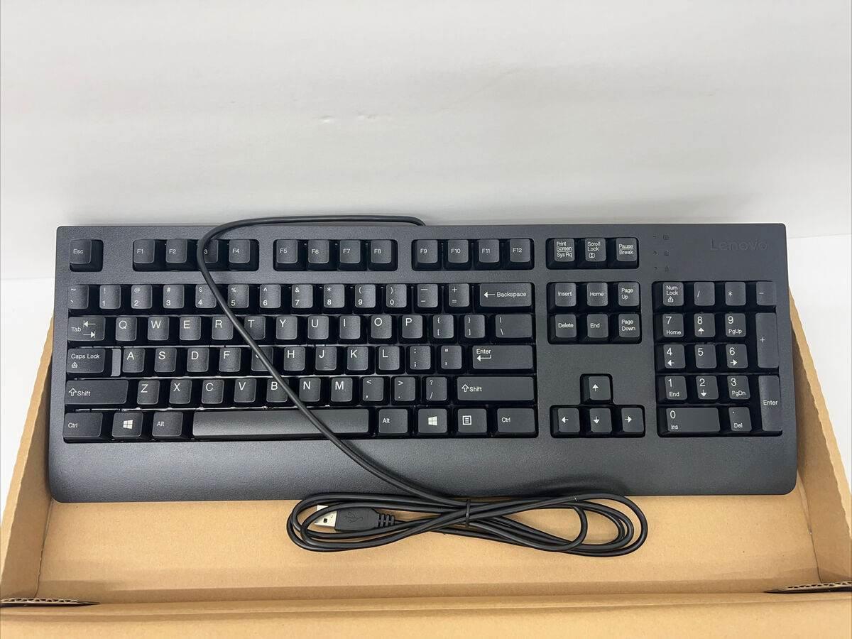Lenovo Black USB Keyboard Refurb - My Store