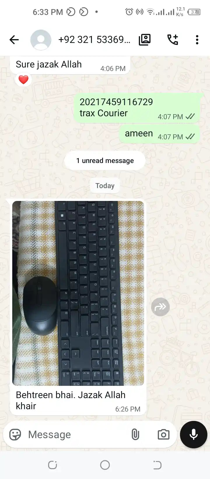 WhatsApp Review Screenshot
