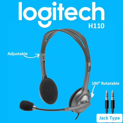 Logitech H110 Stereo Headset (New) - My Store