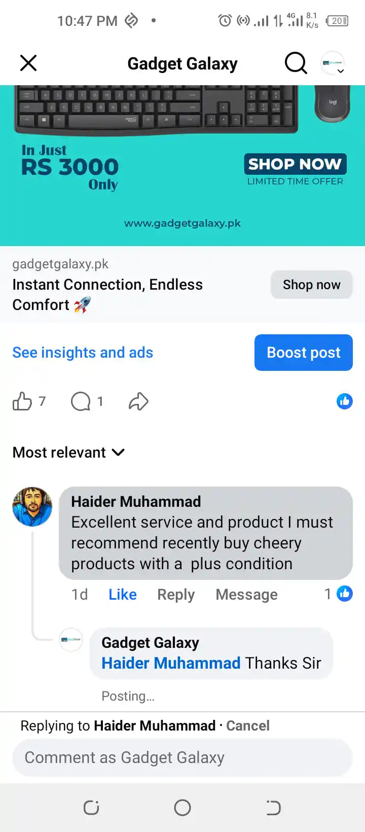 WhatsApp Review Screenshot