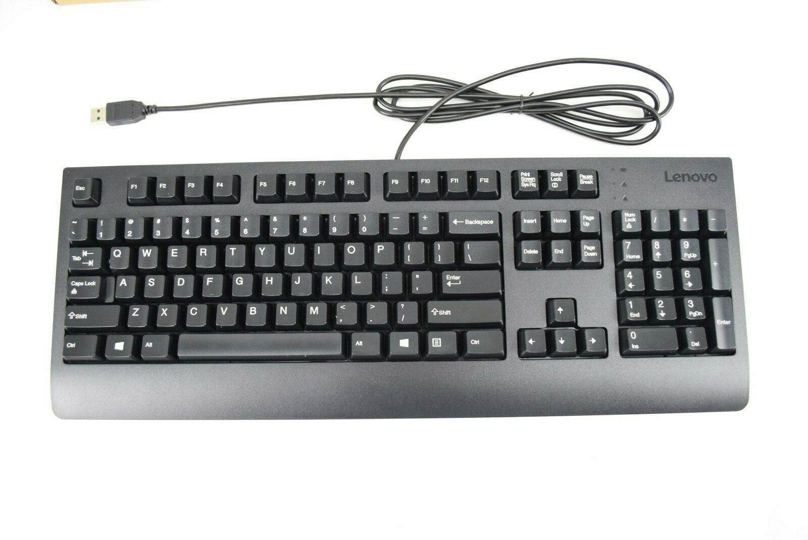 Lenovo Black USB Keyboard Refurb - My Store