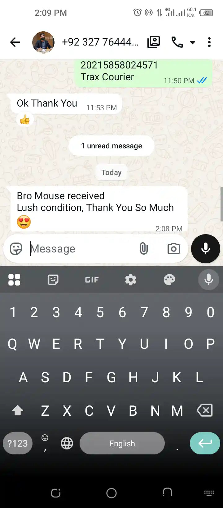 WhatsApp Review Screenshot