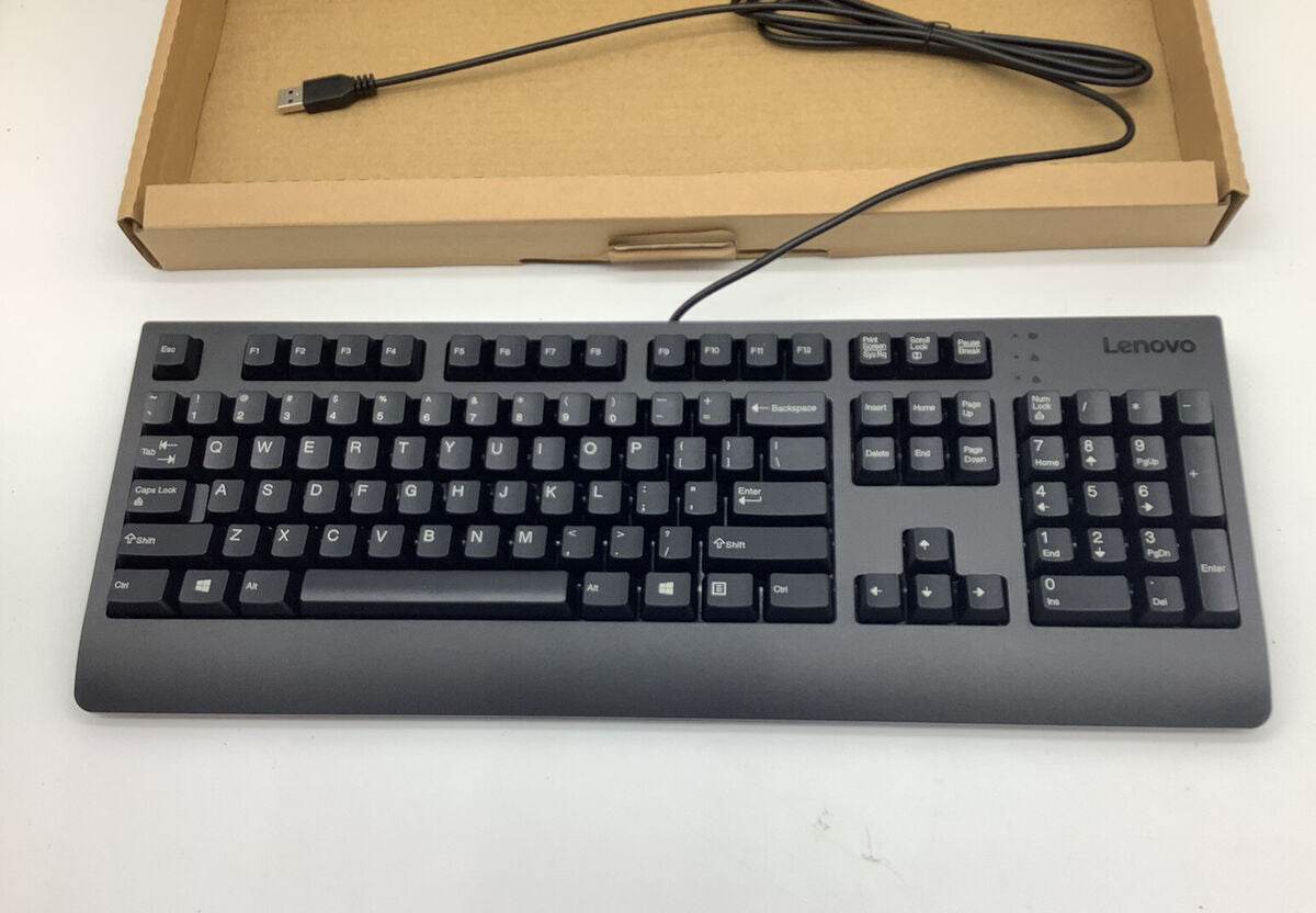 Lenovo Black USB Keyboard Refurb - My Store